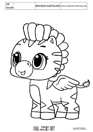 Hatchimals boyama sayfaları